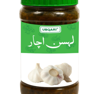 Ubqari Lehsan Achar – 400 gm | Spicy Garlic Pickle